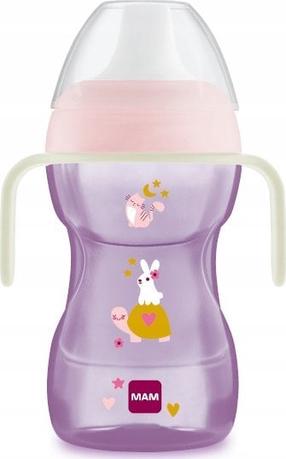 Tilaga tass Mam Fun To Drink Better Together, 270 ml, 9 kuud, plastik, roosa v.