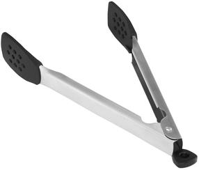Virtuvinės žnyplės Ambition Snap, 28 cm, sidabro sp./juoda sp.