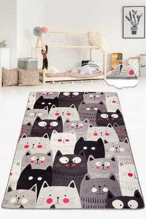 Kilimas Conceptum Hypnose Cats Djt, įvairių spalvų, 290 cm x 200 cm