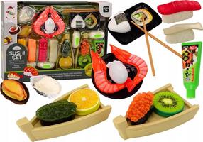 Наборы для игровой кухни, суши сет Lean Toys Happy Learn And Play, многоцветный