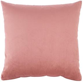 Dekoratīvs spilvens Home4you Velvet 2, rozā krās., 45 cm x 45 cm