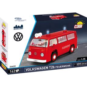 Konstruktorius, automobilis Cobi Volkswagen T2b Fire Engine, 162 vnt., raudona sp.