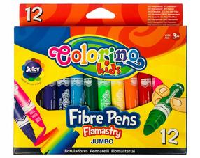 Фломастер Colorino Fibre Pens, односторонние, 12 шт.