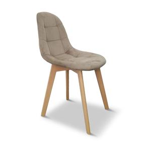 Ēdamistabas krēsls Domoletti Emre, ivory beige krās., 54 cm x 47 cm x 85 cm
