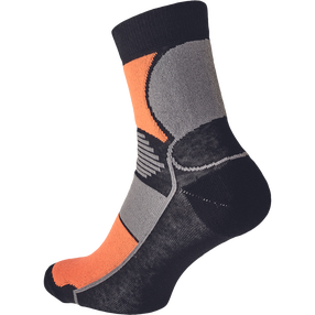 Kojinės vyrams Cerva Knoxfield Basic, juoda sp./oranžinė sp., 41-42 dydis