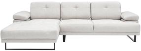 Kampinė sofa Hanah Home Mustang Small, šviesiai ruda sp., kairinė, 174 x 274 cm x 83 cm