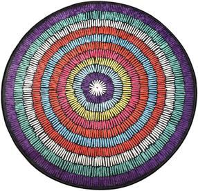 Vonios grindų kilimėlis Foutastic Bubble 359CHL4162, įvairių spalvų, 140 cm x 140 cm, Ø 140 cm