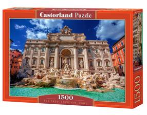 Пазл Castorland 1500 el. The Trevi Fountain Rome C-152230, 47 см x 68 см, 1500 шт., многоцветный