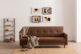 Sofa-lova Hanah Home Hiko 859FTN2812, ruda sp., 55 x 200 cm x 83 cm