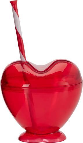 Ūdens pudele 170495610, sarkana krās., plastmasa, 0.35 l