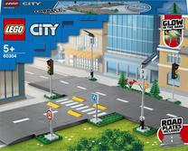 Konstruktorius LEGO City Kelio plokštelės 60304, 112 vnt.