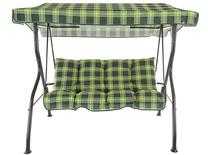 Lauko sūpynės Patio Luna / Kate B002-02PB, antracito sp./geltona sp./žalia sp., 167 cm x 110 cm x 156 cm