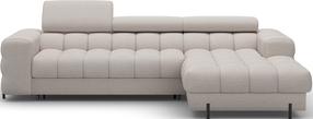 Kampinė sofa Felro Royal 18, smėlio sp., dešininė, 181 x 285 cm x 93 cm