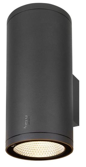 Sieninis lauko šviestuvas SLV Enola Round Up/Down L, 53W, LED, IP65, antracito sp., 14 cm x 33.2 cm