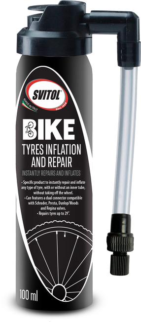 Jalgratta hooldusvahend Svitol Tyres Inflation And Repair, 100 ml