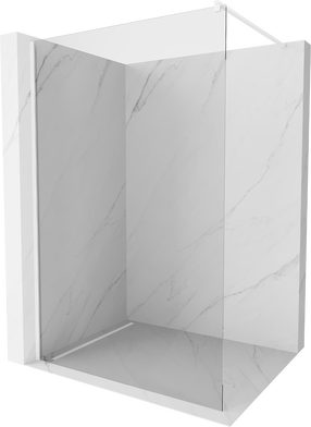 Dušo sienelė Mexen Kioto Walk-in, 125 cm x 200 cm, balta sp./grūdintas