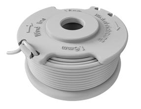 Trimmipea Gardena Spool & Line 1.6 mm Accessory 5412-20, 0.266 kg, 250 cm, helehall v.