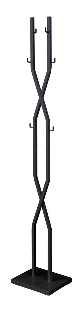 Drabužių kabykla W69, 180 cm, juoda sp.
