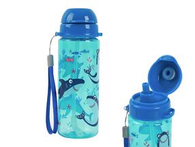 Ūdens pudele Itotal, caurspīdīga krās., plastmasa, 0.4 l