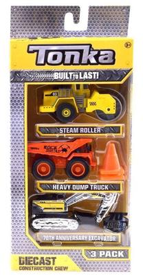  Statybos transporto priemonės Hasbro Tonka 3 Pack HRZA3617, įvairių spalvų