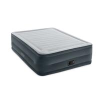 Pripučiamas čiužinys Intex Queen Comfort-Plush Airbed With Fiber-Tech Bip, pilka sp., 203 cm x 152 cm x 56 cm