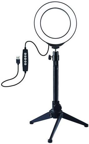 Кольцевая лампа Puluz Ring Lamp PKT3049B, черный цв.