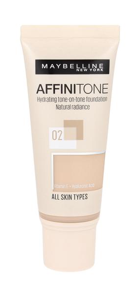 Жидкая основа для макияжа Maybelline Affinitone, светло-коричневый цв., 02 light porcelain, 30 мл