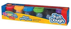 Plastilīns Colorino Creative Fun Dough, daudzkrāsaina