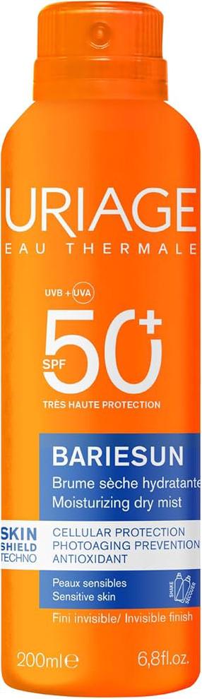 Päevituse hooldussprei keha jaoks Uriage Bariesun SPF50+, 200 ml