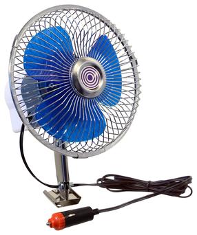Ventilaator Compass Maxi, 18 cm x 18 cm, sinine v./hõbe v.