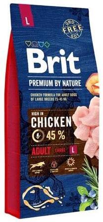 Sausas šunų maistas Brit Premium By Nature Adult Large Breed, vištiena, 8 kg
