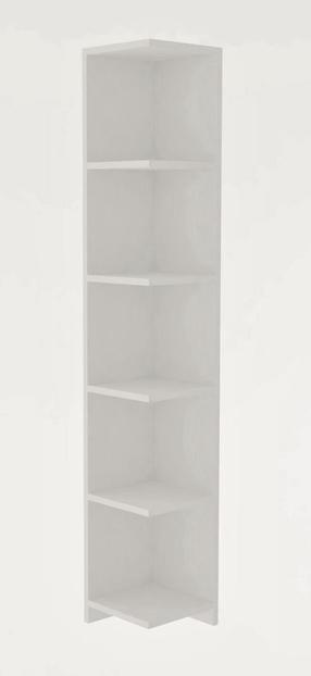 Pastatoma lentyna Kalune Design Ravella, balta sp., 160 cm x 25 cm x 25 cm