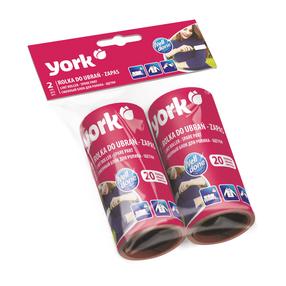Riidepuhastusrulli täide York 6801(24), plastik/paber, 2 tk