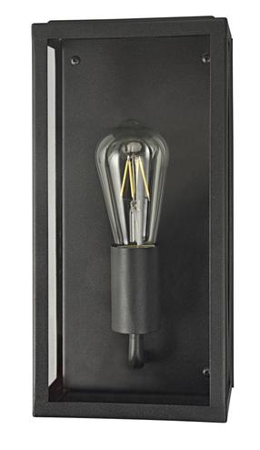Sieninis lauko šviestuvas AZzardo Niklas AZ4486, 60W, E27, IP44, juoda sp., 18 cm x 33 cm
