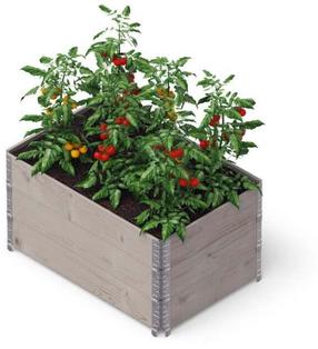 Pakelta lysvė Upyard GardenBox Set of 3 Classic Wood, 120 cm x 80 cm x 59.5 cm