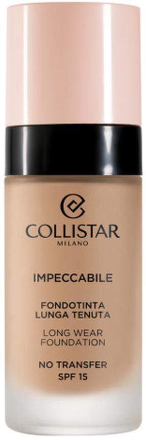 Основа под макияж Collistar Impeccable Long-Lasting, SPF 15, бежевый цв., 4n, 30.0 мл