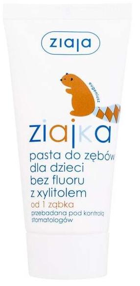 Dantų pasta Ziaja Ziajka Xylitol Fluoride Free, 50 ml