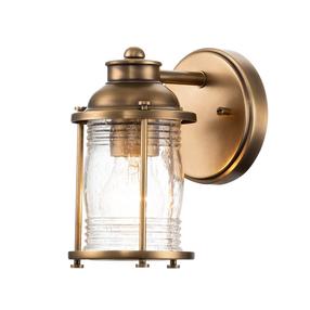 Šviestuvas sieninis Elstead Lighting Ashland Bay, E27, 1 x 60 W, skaidri sp. / bronzos sp., 12.7 x 16.9 cm