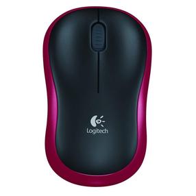 Juhtmevaba arvutihiir Logitech M185, must v./punane v.