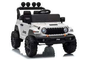 Vaikiškas elektromobilis Lean Cars Jeep Rubicon DK-JWR558 24V, balta sp.