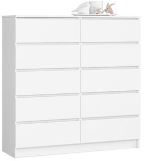 Kumode Akord K120, balta krās., 121 cm x 120 cm x 40 cm