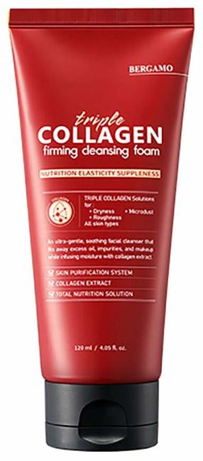 Puhastav näovaht Bergamo Triple Collagen Firming, 120 ml