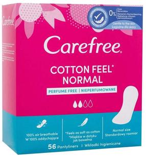 Higieniniai įklotai Carefree Cotton, Normal, 56 vnt.