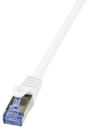 Vads Logilink CAT 6a S/FTP RJ-45 8P8C, RJ-45 8P8C, 0.3 m, balta krās.