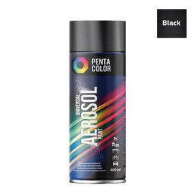Krāsu aerosoli Pentacolor Universal, preču zīmes, glancēti melna krās., 0.4 l