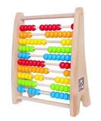 Mediniai skaitliukai Hape Rainbow Bead, 32 cm, įvairių spalvų