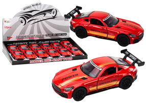  Žaislinis automobilis Lean Toys Model World Sports, 1:32, raudona sp.
