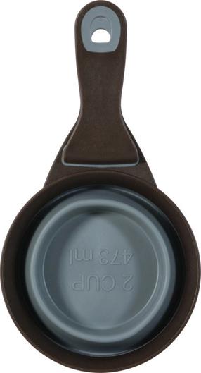 Dzīvnieku mērīšanas trauks Zolux, 0.473 l, L, pelēka krās.