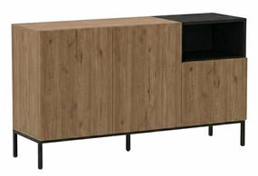 Konsoles galds Kalune Design Cailin 140, ozola krās./melns krās., 41.8 cm x 140 cm x 80 cm
