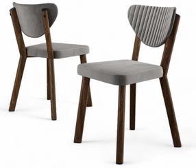 Toolide komplekt Kalune Design Arfe, hall v./pruun v., 46 cm x 45 cm x 86 cm, 6 tk